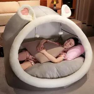 어른이 벙커침대 초대형 인간둥지 동굴형 하우스 안락 수면 휴식공간