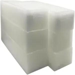 다목적 파라핀 왁스 블록 - 양초 제조 통조림 방수 금속 보호 등에 이상적입니다(1파운드 2파운드 3파운드