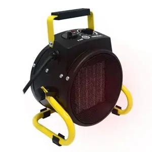 [셀러허브]저소음 2단 블랙 팬히터 PTC 온풍기 PTC히터 차박용히터 사무실온풍기 사무실용 (S26794304)