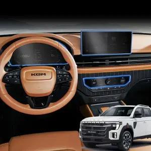 무쏘 Q300 풀체인지 보호필름 클러스터 지문방지