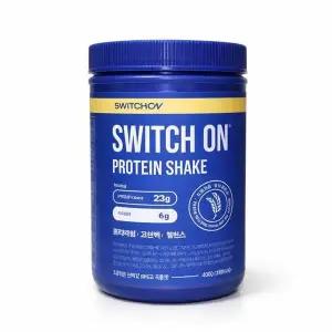 [셀러허브][웰빙창고] 스위치온 분리유청단백질 프로틴쉐이크 곡물맛 400g (S46134589)
