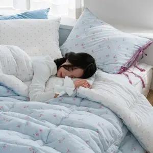 버블로지 60수 아사 차렵이불 SS Q K 2컬러