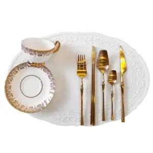 실리콘테이블매트 키친대형패드 식기받침 식단매트 화이트