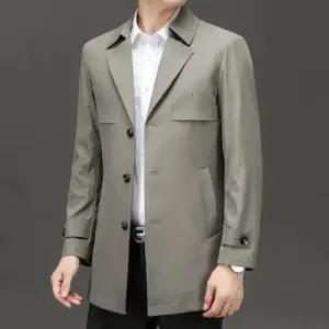 하프 가을 캐주얼 남사친 얇은 상의 코트 신사 트렌치 MODU3