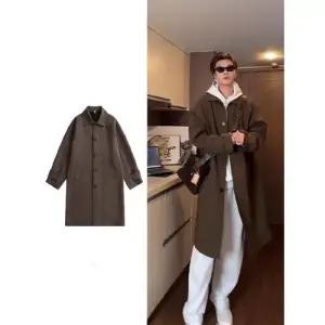 남친 롱 가을 복색 커플 코트 트렌치 MODU3