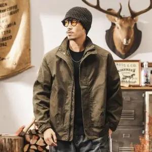 남성 빈티지 가을 야상사파리 더티 코트 봄가을 아웃도어 바람막이 메일라드 자켓 MODU3