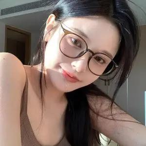 [다잇템] 여자 라운드 뿔테 패션 남자 데일리 안경