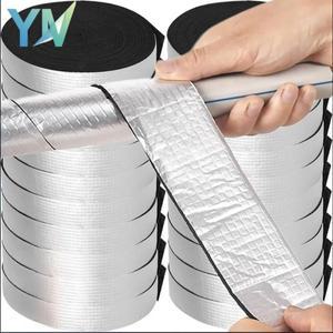 알루미늄 호일 파이프 단열 테이프 자체 접착 방화 야외 겨울 동결 보호용 온수 냉수 랩