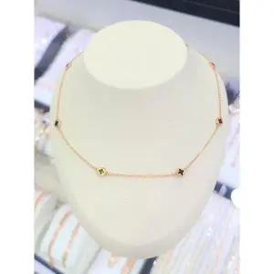 [하프클럽/] 세이브존05 14k 핑크골드 블랙 오닉스 양면 일체형 목걸이 GGDRDTN-