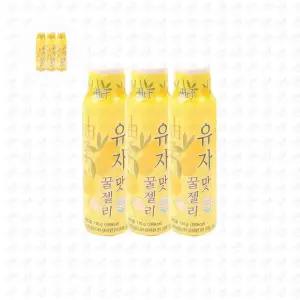 꿀젤리 110g 유자맛 3개 꿀로만든젤리 얼려먹는