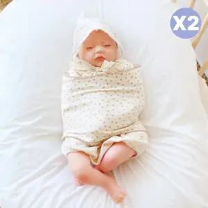 제이앤제나 신생아 스와들 스트랩 모로반사 밴드 X2