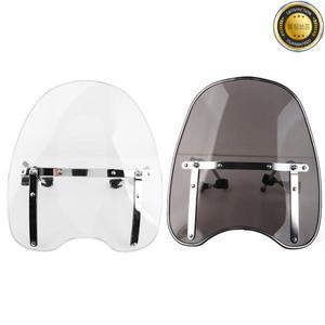 범용 오토바이 앞유리 윈드 스크린 22-25mm 핸들 바 장착 라이딩 액세서리