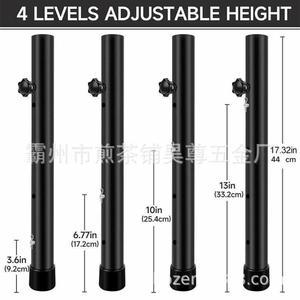 책상다리 연장 높이조절 받침대 접이식 테이블 가구 스틸 파이프