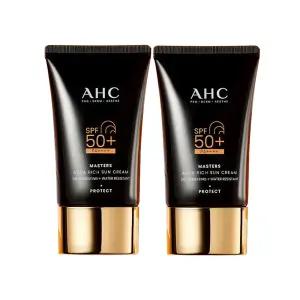 2026 AHC 최신상 마스터즈 아쿠아리치 선크림 60ml 2개