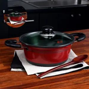 블랙 선학 레드 넘침 방지 양수 20호 냄비 양수 전골