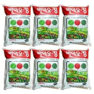 바이오킹 600g 6개원예비료 용비료 식물용 토양 거름 용거름 세포활성제