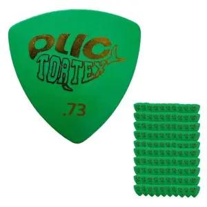 삼각 진한녹색 (100P) pdt234 통기타피크 0.73mm악기용 소품 연주용 연습 기타용 어쿠스틱