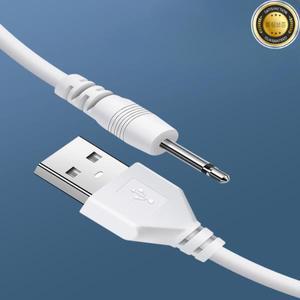 USB 전원 충전 코드 마사지기용 2.5mm 교체용 DC 어댑터 고속 케이블