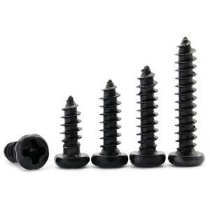 라운드 헤드 셀프 태핑 나사 블랙 호환 전자 소형 M2.3 M3 M3.5 M4