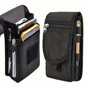 [셀러에이드]bns 멀티 휴대폰 허리파우치 벨트형 수납케이스 펜수납 작업용