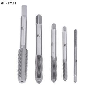 Y31 5피스 2025 신형 베어링 스틸 테이퍼 핸드 스파이럴 포인트 스트레이트 플루트 나사산 탭 드릴 M3M4M5M