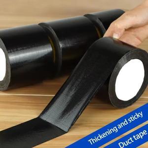 검정색 슈퍼 접착  덕트 테이프 전기 자전거 시트 수리 방수포 물을 차단하고 가 남지 않습니다.