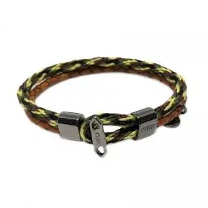 [클립스어반]  카무 가죽믹스 남자팔찌