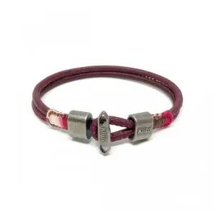 [클립스어반]  마크 남자 양가죽 팔찌