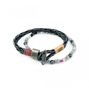 [클립스어반]  로이드 블랙+줄리안 남자 세트팔찌