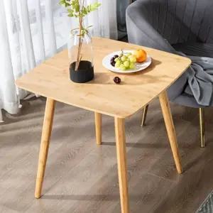 낮은식탁 원룸 1인용 접이식 탁자 원목 미니 식탁 직각 인용 식당