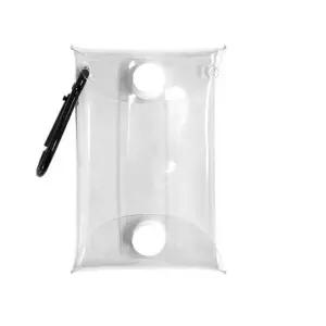 [룽스]PVC 투명 카라비너 가방 30대여성 5.5x8.5