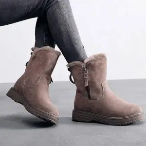 [SY77665]겨울 캐주얼 여자캐주얼부츠 방한 털신발 1P