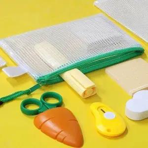 [룽스]S 백 메쉬 사각파우치 화장품