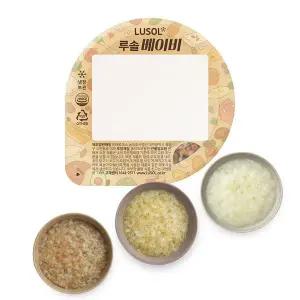 루솔 이유식 2단계 아기죽 12팩 골고루