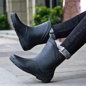 [룽스]장마철 깔끔 고급진 데일리 장화 레인 부츠