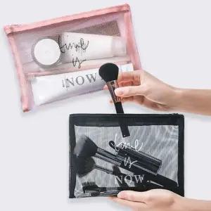 [룽스]화장품 수납 메쉬 사각 파우치백 파우치