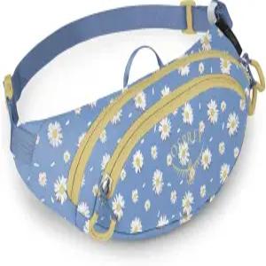 오스프리 데이라이트 미니 허리 팩 - 크로스바디 숄더 캐리 옵션이 있는 경량 벨트 가방