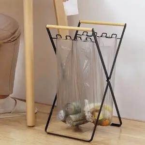 캠핑 우드 봉투걸이 쓰레기봉투걸이 재활용 분리수거 비닐 거치대_24728673