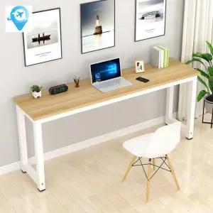 좁은 장테이블 테이블 폭좁은 너비 작업대 흰색 긴책상 조립형