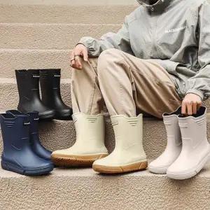 남자 미들 레인부츠 장마 신발