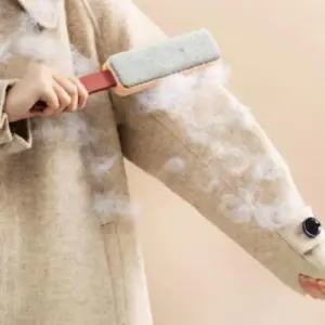 카페트 먼지제거 브러쉬 옷솔 접이식 매직 털 청소