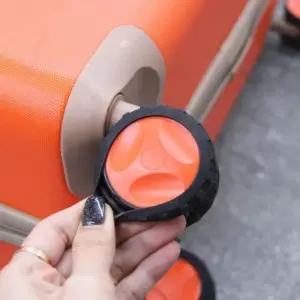 [라일리] Rly 고급형 실리콘 캐리어 바퀴 커버 블랙 바퀴 커버