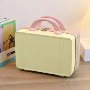 [라일리] Rly 봄날 여행 레디백 레몬+핑크 하드케이스 여행 기