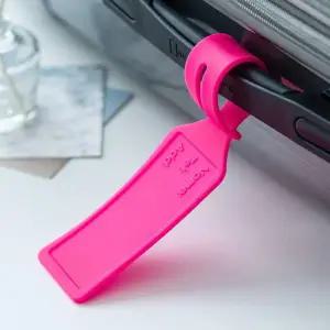 [라일리] Rly TBZ 국산 네임택 실리콘 러기지 캐리어 가방