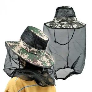 kimspp 밀리터리 메쉬 양봉모자 벌망 벌초 해충 방충 농사 캠핑 등산