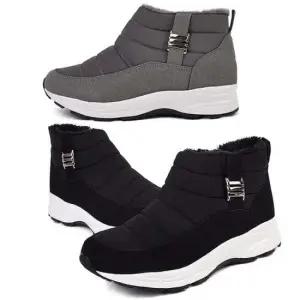 겨울패딩신발 키높이 패딩 방한화 안감 털 가벼운 신발 겨울부츠