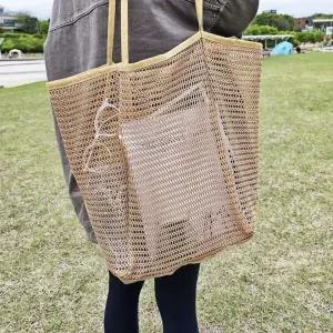 메쉬 수영가방 비치백 샌들가방 망사백