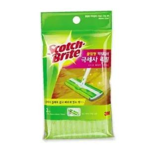 3M 막대걸레 극세사 청소패드 리필2개