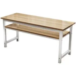 2단 긴 바 테이블 책상 식탁 보조 벽 좁은 사이드 선반