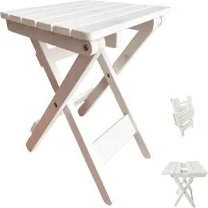 시항 홈 야외 사이드 테이블 외부 또는 실내용 조립식 접이식 나무 끝 캠핑용 작은 파티오 수영장 욕실